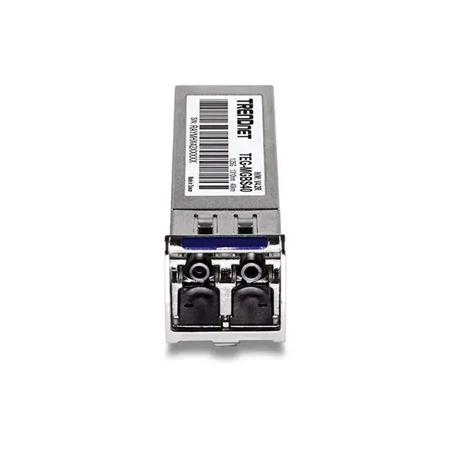 Alt view image 3 of 5 - SFP to RJ45 MiniGBIC Single Mode LC Module TEGMGBS40 Up to 40 km SingleMode Fiber LC ConnectorType Connect with a Standard MiniGBIC Slot Duplex LC Connector Lifetime Protection