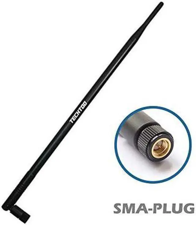 Main image of 9dBi WiFi Antenna with SMA Male SMA Plug Connector Compatible W Anran Haloview IP Camera amp Other Wireless Security Camera Antenna 2 4Ghz Wireless Networking Device SMA Plug 1Pack