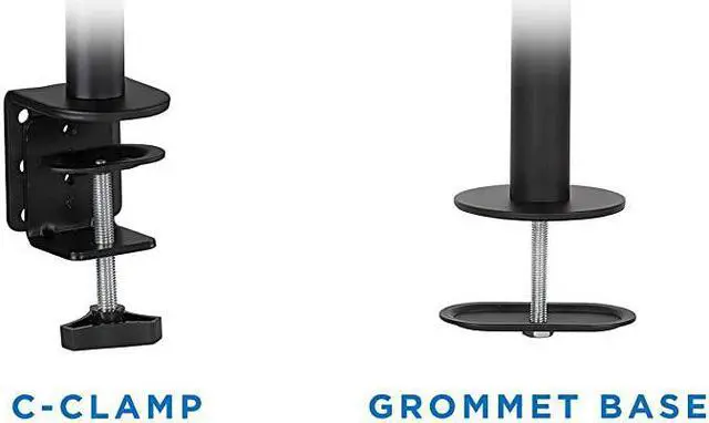 Alt view image 4 of 7 - Laptop Desk Stand Mount | Articulating Vented Laptop Tray Mount | Fully Adjustable Laptop Arm Mount | Single Laptop Desk Extension with C-Clamp | Heavy-Duty Laptop Desk Stand (MI-4352LT)