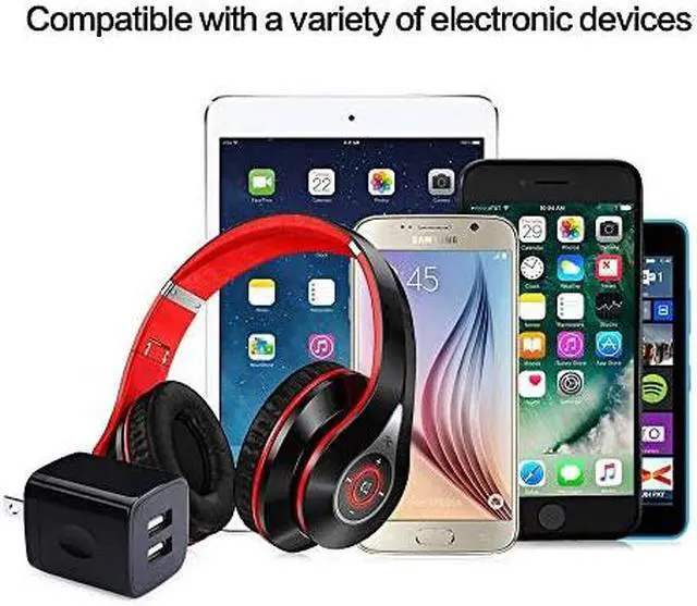 Alt view image 6 of 7 - Phone Charger Box  5 Pack 21A Universal USB Wall Charger Plug Cube Power Adapter Replacement for iPhone iPad Samsung Galaxy S10S9Note 9 LG Pixel Moto Google HTC