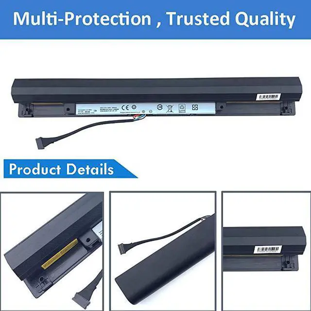 Alt view image 3 of 7 - L15L4E01 Battery L15L4A01 for Lenovo Ideapad 10014IBD 10015IBD 11015ISK 11017ACL 11017IKB 30015ABM 30015IBR 30015IBY 30015IBR 30015IBY 30015IBY 30015ISK 30017ISK 80Q70021US 80UD