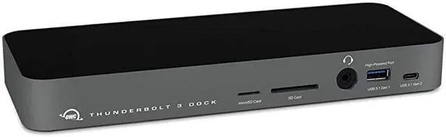 Main image of 14Port Thunderbolt 3 Dock with Cable Compatible with Windows PC and Mac Space Gray TB3DK14PSG