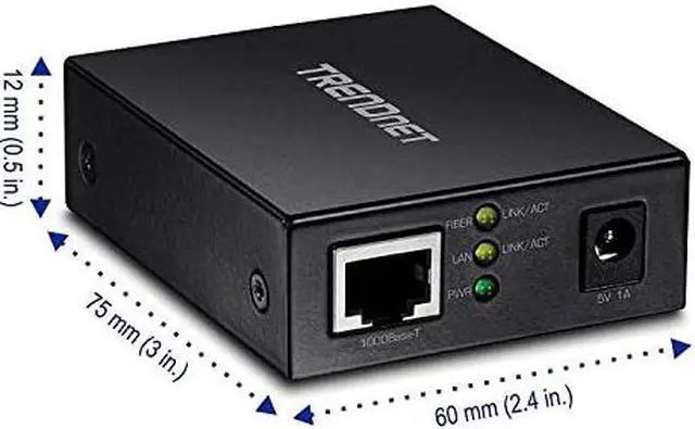 Alt view image 3 of 4 - 1000BASET to SFP Fiber Media Converter Gigabit Ethernet to SFP Media Converter 4Gbps Switching Capactiy TFCGSFP
