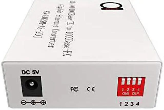 Alt view image 4 of 7 - Mode Gigabit Fiber Media Converter BuiltIn Fiber Module 20 km 1242 miles SC to UTP Cat5e Cat6 101001000 RJ45 Auto Sensing Gigabit or Fast Ethernet Speed Jumbo Frame LLF Support