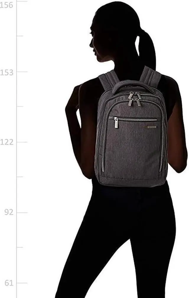 Alt view image 6 of 6 - Modern Utility Mini Laptop Backpack Charcoal Heather One Size