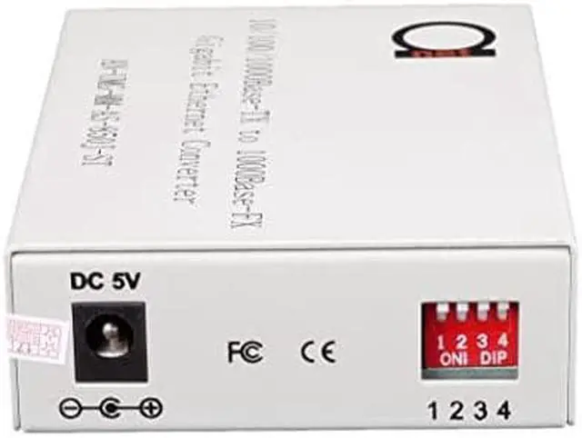 Alt view image 4 of 7 - ST Gigabit Fiber Media Converter Builtin ST Fiber Module 550 m 034 Miles 850 nm to UTP Cat5e 101001000 RJ45 Auto Sensing Gigabit or Fast Ethernet Jumbo Frame LLF Support