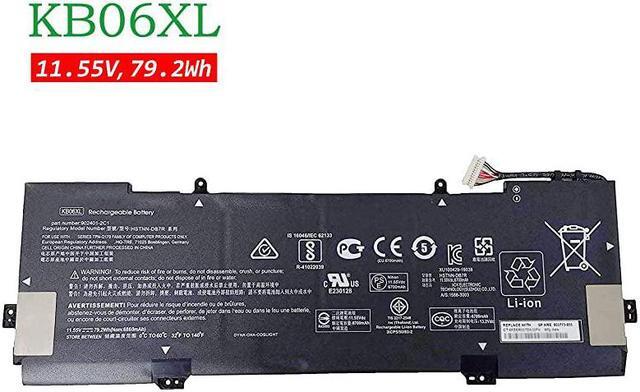KB06XL 1155V 792Wh 6860mAh Replacement Laptop Battery for Hp