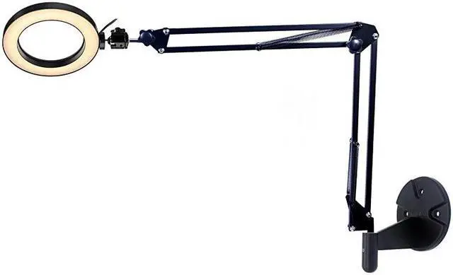 Alt view image 3 of 7 - Stream Lighting kit Desk Ring Light and Wall Ring Light6 USB Ring Light with Mount Stand for YouTube Task Craft Architect Drafting Repair