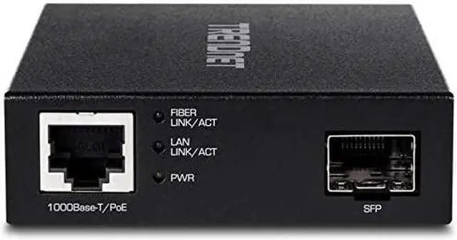 Alt view image 2 of 4 - Gigabit Poe Pd SFP Fiber Media Converter Poe Powered 1001000BaseT to SFP Fiber Media Converter Compact Design TFCPGSFP