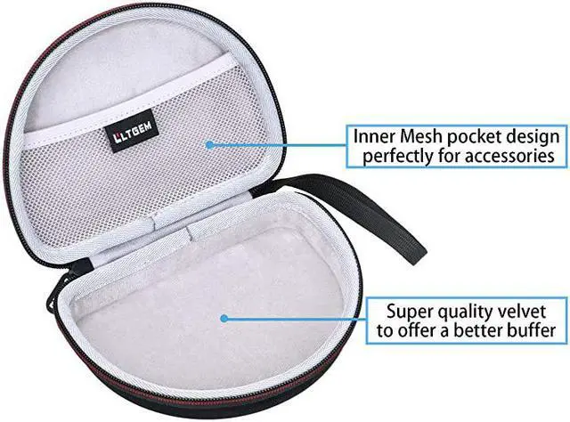 Alt view image 4 of 7 - EVA Hard Case for Sony MDRZX110NC amp MDRZX110AP Noise Cancelling Headphones Travel Protective Carrying Storage Bag