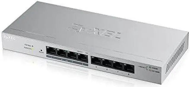 Main image of 8Port Gigabit Ethernet Web Managed PoE Switch with 60 Watt Budget GS12008HP