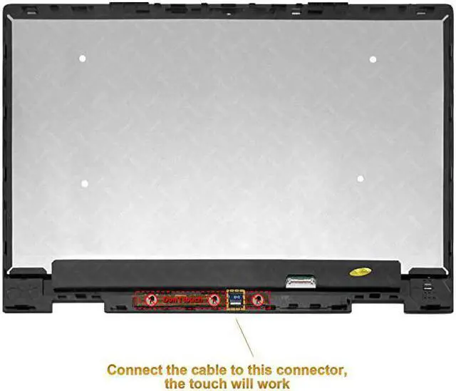 Alt view image 4 of 5 - Replacement 156 inches IPS 1080P LCD Touch Screen Digitizer Assembly Bezel Board for HP Envy x360 15bp143cl 15bp051nr 15bp152nr 15bp175nr 15mbp011dx 15mbp012dx 15mbp111dx 15mbp112dx