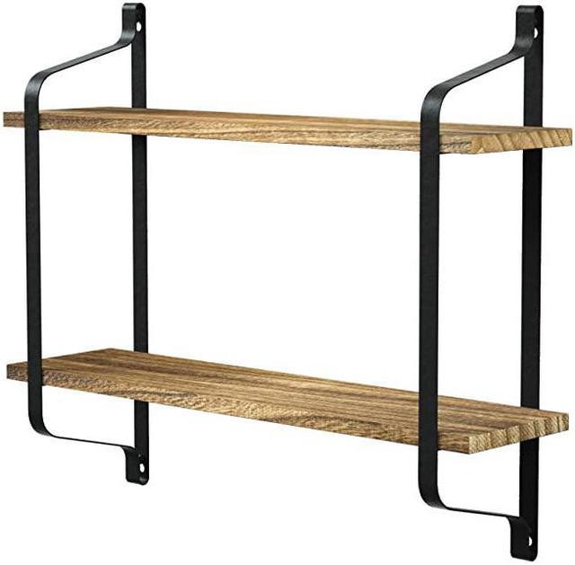 Rustic Long Floating Shelf, Industrial Floating Shelf, Wood Shelf