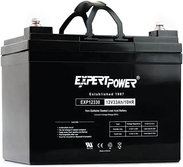 Main image of 12v 33ah Rechargeable Deep Cycle Battery EXP1233