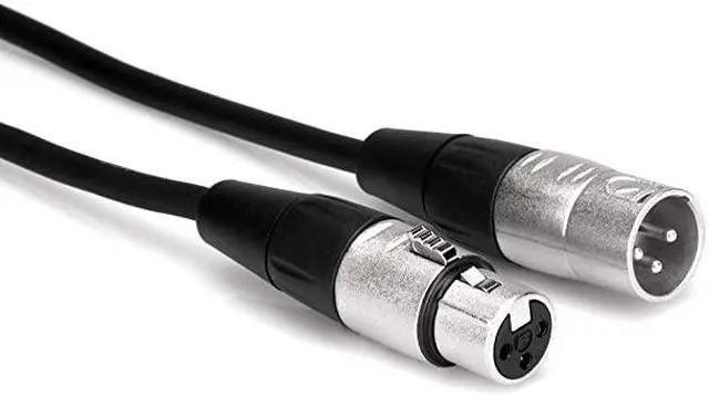 Main image of HXX050 REAN XLR3F to XLR3M Pro Balanced Interconnect Cable 50 Feet