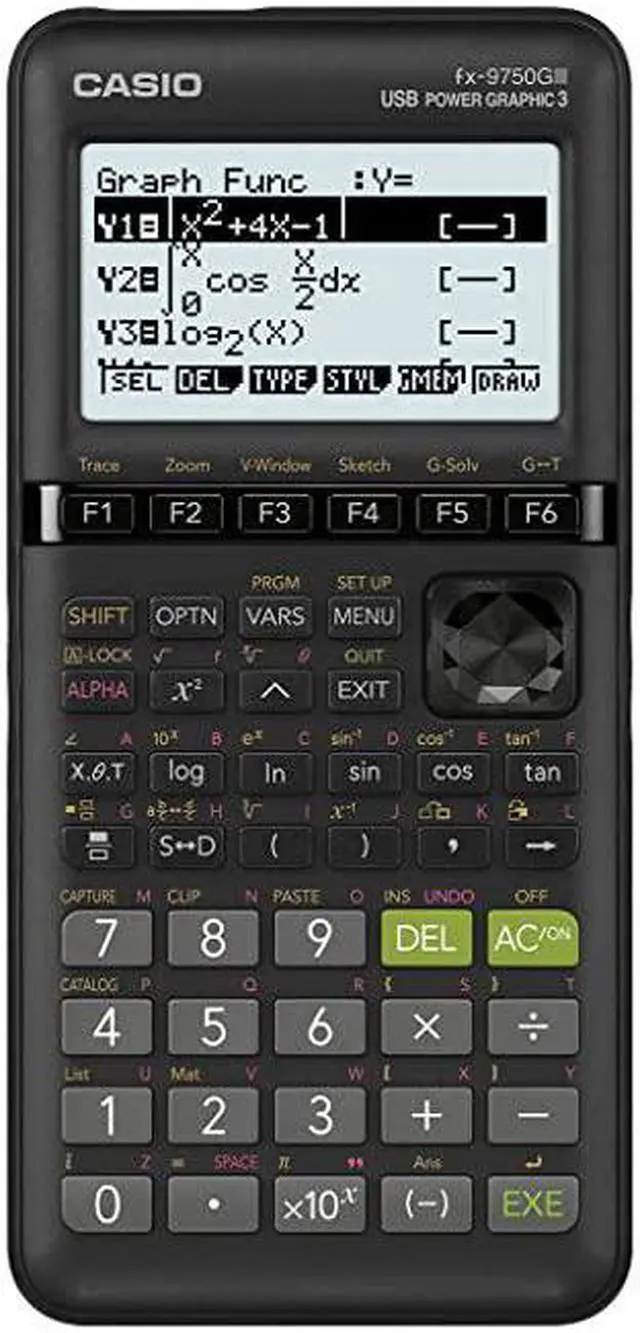 Main image of fx9750GIII Black Graphing Calculator