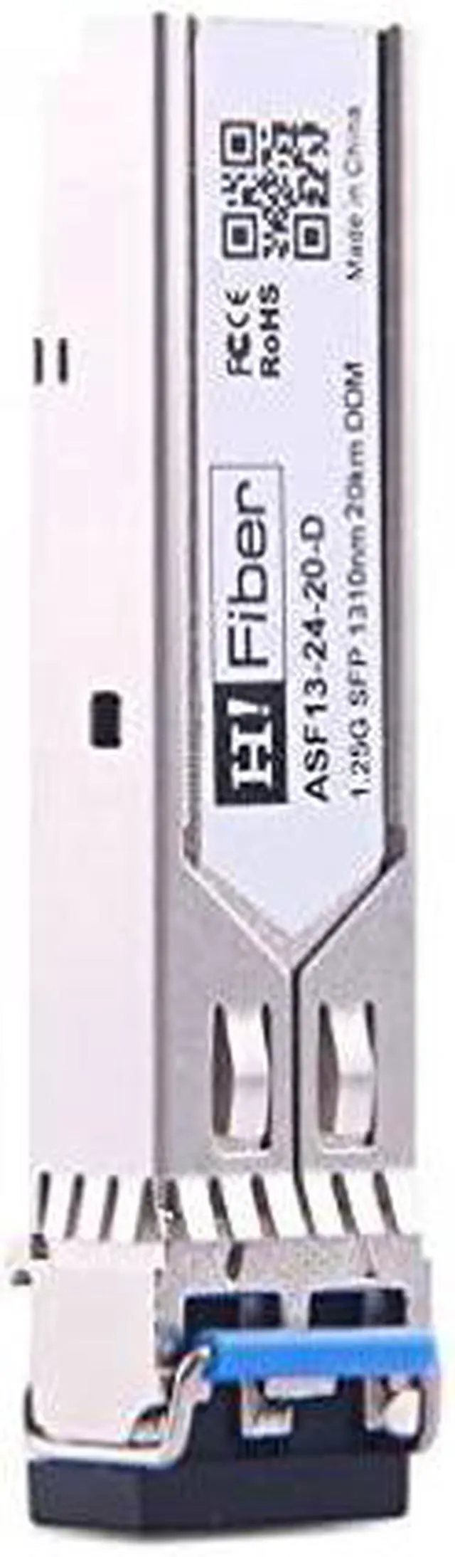 Alt view image 4 of 7 - Ethernet SFP Fiber Media Converter Including 1Gb SFP Transceiver LC Singlemode 20km 1310nm 1000BaseLX to 101001000 RJ45 DDM Plug and Play