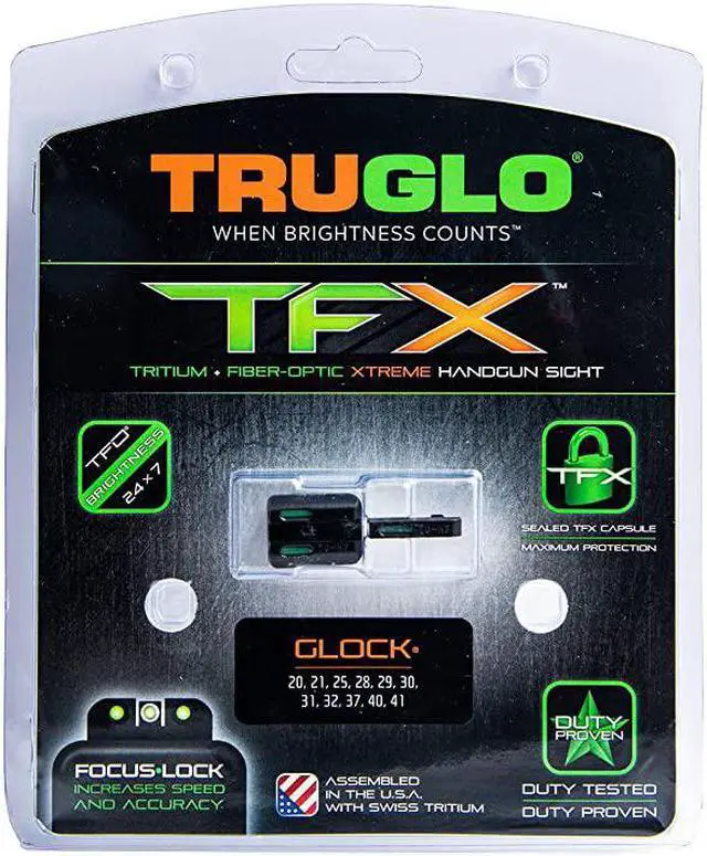 Alt view image 4 of 6 - Glock High Set TG13GL2A Black Standard Height