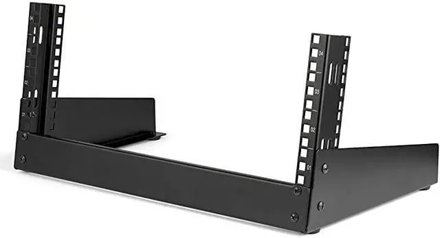 Main image of 4U Open Frame Desktop Rack 2 Post Free Standing Network Equipment Rack for up to 66 lbs RK4OD