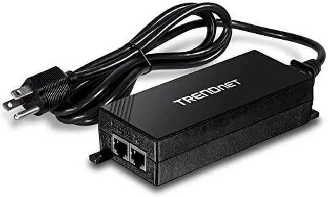 Alt view image 6 of 7 - Gigabit Power Over Ethernet Plus Injector TPE115GI Converts NonPoe Gigabit to Poe+ or PoE Gigabit Supplies PoE 154W or PoE+ 30W Power Network Distances Up to 100 M 328 ftBlack