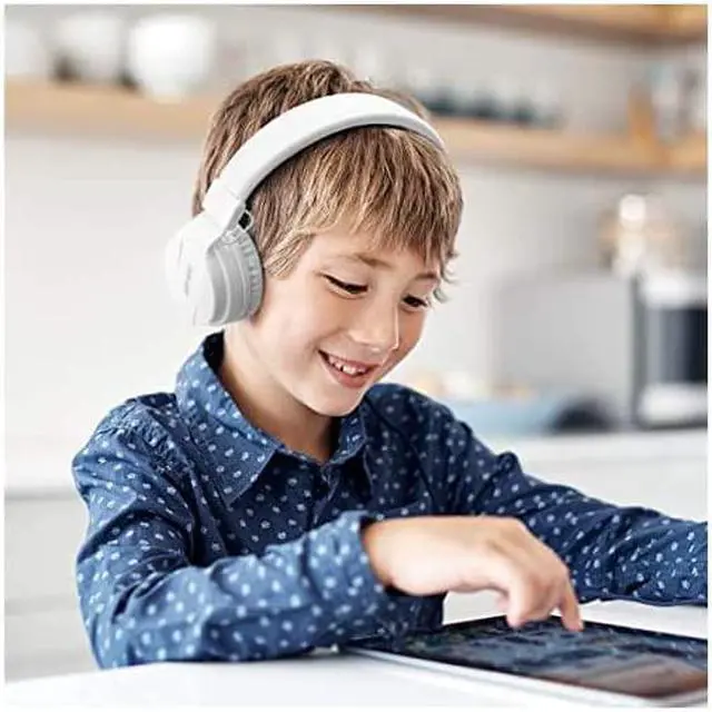 Alt view image 6 of 7 - Kids Headphones,  Lightweight Stereo Wired Children's Headsets for Kids Adults Adjustable Headband Toddler Headset for Smartphones Computer Pad Earphones