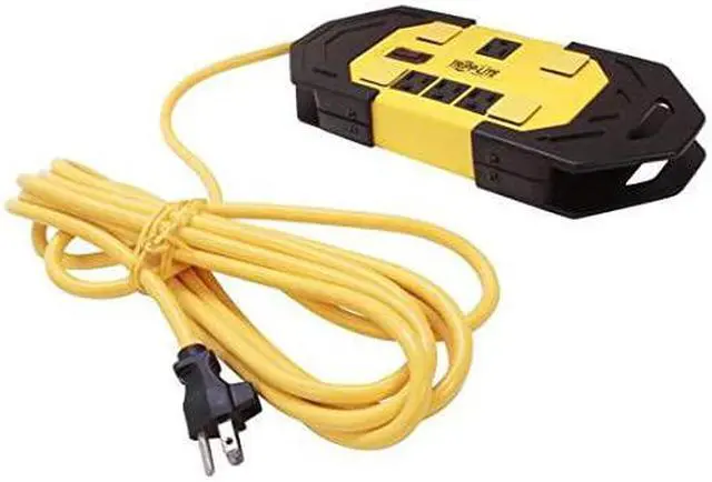 Alt view image 2 of 2 - 8 Outlet Safety Power Strip 15ft Cord with 515P Plug Hang Holes TLM815NS