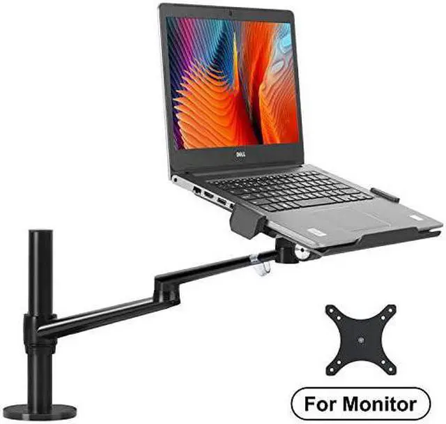 Main image of LaptopNotebookProjector Mount Stand Height Adjustable Single Arm Mount Support 1217 inch LaptopNotebookTablet Free Removable VESA 75X75 and 100X100 for Monitor 1732 inch