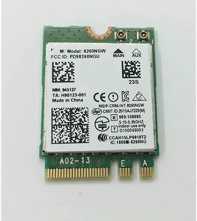 Alt view image 3 of 3 - Dual Band Wireless-AC 8260NGW WiFi Card for Dell Latitude 7275 E5270 E5450 E5570 E7270 E7470 Precision 3510 7510 M7510 08XG1T 0CNP0J 0KTTYN 5M4TC 8XG1T CNP0J 05M4TC 08XG1T 0CNP0J 8XG1T