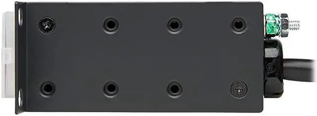 Alt view image 4 of 7 - RS1215-RA Rackmount Network-Grade PDU Power Strip, 12 Right Angle Outlets Wide-Spaced, 15A, 15ft Cord w/ 5-15P Plug,, Black