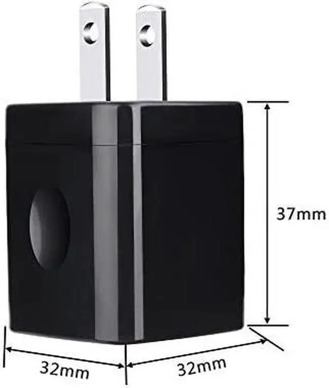 Alt view image 4 of 7 - Phone Charger Box  5 Pack 21A Universal USB Wall Charger Plug Cube Power Adapter Replacement for iPhone iPad Samsung Galaxy S10S9Note 9 LG Pixel Moto Google HTC