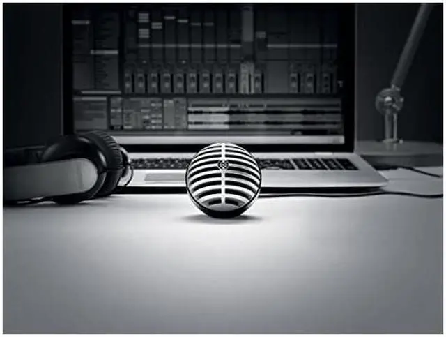 Alt view image 7 of 7 - MV5 Digital Condenser Microphone Gray + USB amp Lightning Cable