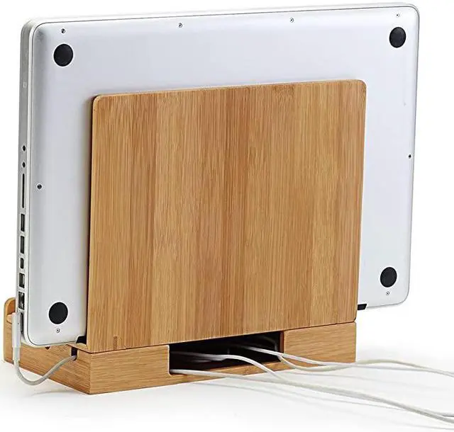 Alt view image 5 of 7 - GUS MultiDevice Charging Station Dock Organizer Multiple Finishes Available for Laptops Tablets and Phones Strong Build EcoFriendly Bamboo