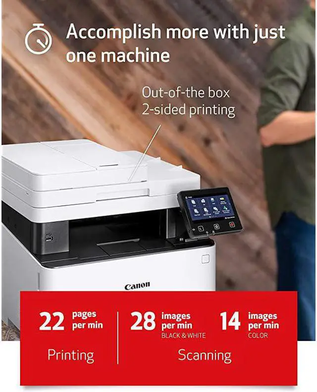 Alt view image 4 of 7 - Color Image CLASS MF644Cdw All in One Wireless Mobile Ready Duplex Laser Printer