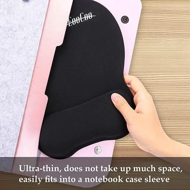 Alt view image 4 of 7 - Gaming Mouse Pad with Wrist Support NonSlip Base Mouse Mat for Internet Cafe Home Office