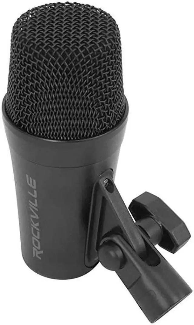 Alt view image 3 of 7 - PRO-D7 7 Mic Drum Kit w/Bass+Snare+Condenser Overhead Microphones