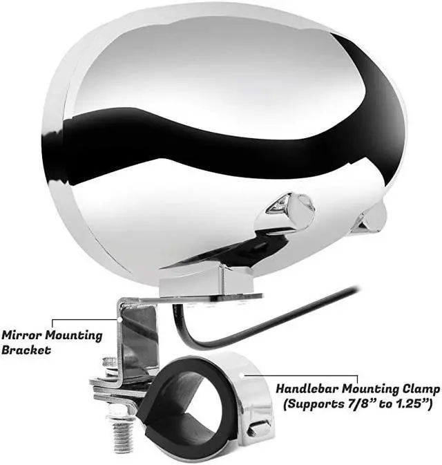 Alt view image 6 of 7 - TS3-Q Gen.2 Motorcycle Weatherproof Bluetooth Speakers 7/8-1 in. Handlebar Mount MP3 Music Player Sound Audio Stereo Amplifier System ATV UTV w/AUX in, USB, Micro SD, FM Radio, 4-Speaker