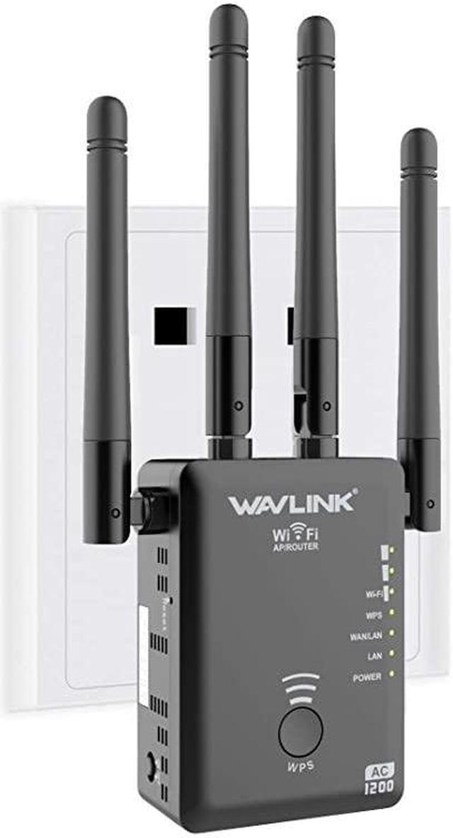 WiFi Extender 1200 Mbps-2.4 and 5GHz Dual-Band Network-Wireless Amplifier  Signal