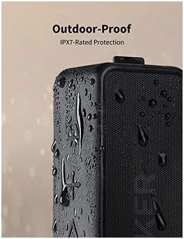 Alt view image 4 of 6 - Soundcore 2 Portable Bluetooth Speaker with 12W Stereo Sound Bluetooth 5 Bassup IPX7 Waterproof 24Hour Playtime Wireless Stereo Pairing Speaker for Home Outdoors Travel