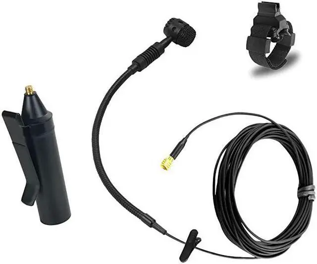 Main image of Clip On Instrument Condenser Microphone + Universal Clip for Clarinet