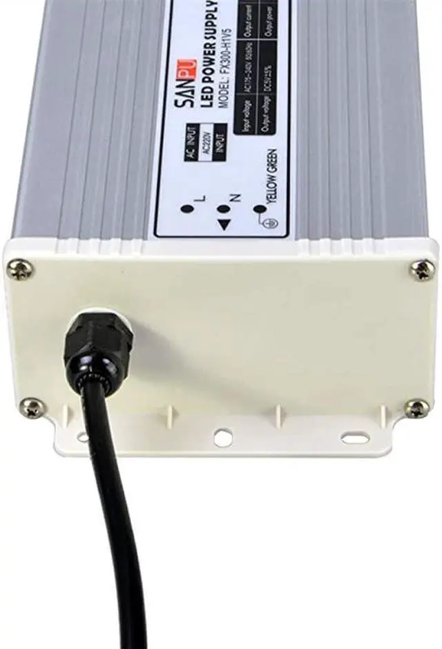 Alt view image 5 of 7 - Mode Power Supply 300W 5V 60A Constant Voltage LED Driver 5VDC Rainproof Outdoor 110V AC to DC 5 Volt Transformer Converter FX300H1V5