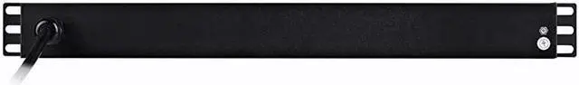 Alt view image 2 of 6 - Power Strip Surge Protector RackMount PDU 8 Right Angle Outlets WideSpaced 15A125V 6ft Cord Black