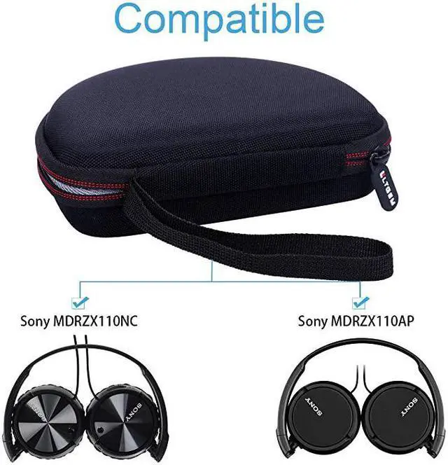 Alt view image 3 of 7 - EVA Hard Case for Sony MDRZX110NC amp MDRZX110AP Noise Cancelling Headphones Travel Protective Carrying Storage Bag