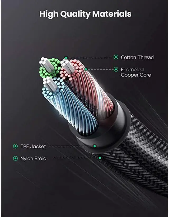 Alt view image 6 of 7 - 35mm Male to Female Extension Cable with Microphone Stereo Audio Adapter Compatible for iPhone iPad Smartphones Tablets Media Players 6FT