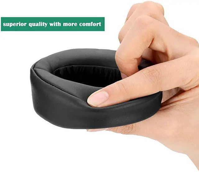 Alt view image 6 of 7 - Replacement Ear Pads Earpads Cup Cover Memory Foam Cushion for Sony MDRXB950BT XB950B1 XB950N1 XB950AP Bluetooth Wireless Headphones 2 Pieces Black