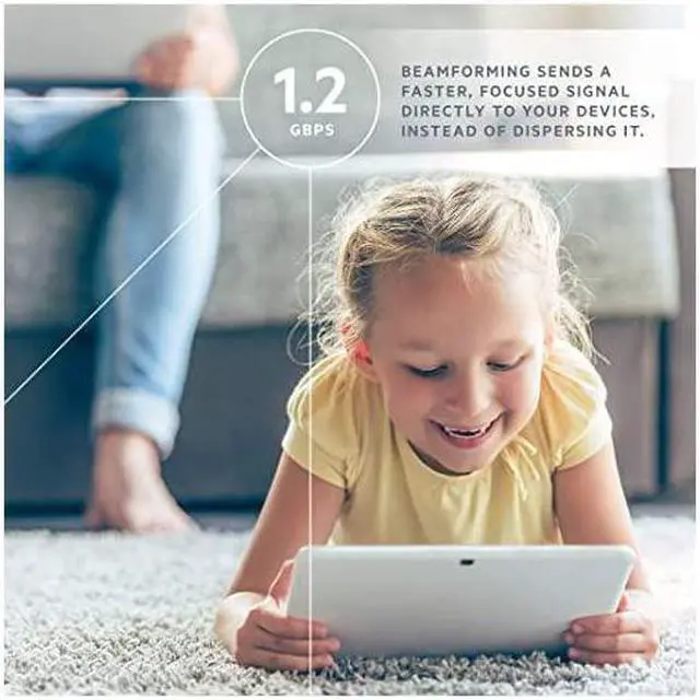 Alt view image 5 of 7 - EA63504B WiFi Router for Home Fast Wireless Router for Streaming Gaming Video Calls more AC1200 Dual Band Router Internet Router