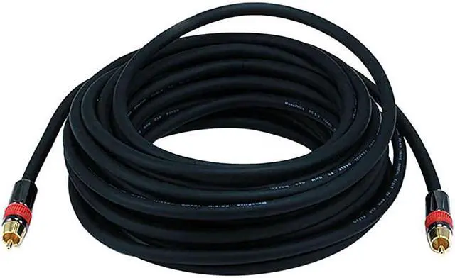Main image of 35ft Highquality Coaxial AudioVideo RCA CL2 Rated Cable RG6U 75ohm for SPDIF Digital Coax Subwoofer Composite