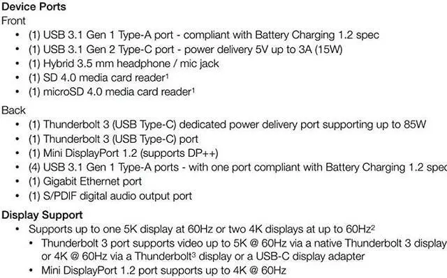 Alt view image 3 of 5 - 14Port Thunderbolt 3 Dock with Cable Compatible with Windows PC and Mac Space Gray TB3DK14PSG
