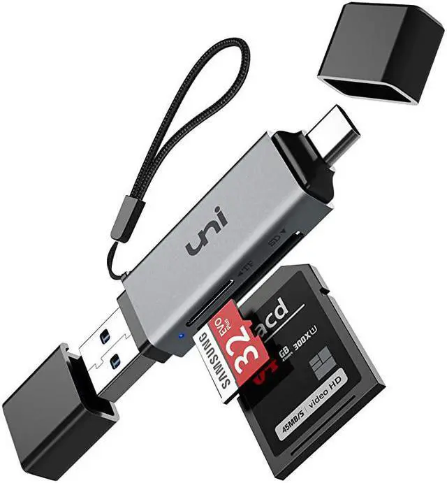 Main image of SD Card Reader  USB C Memory Card Reader Adapter USB 30 Supports SDMicro SDSDHCSDXCMMC Compatible for MacBook Pro MacBook Air iPad Pro 2018 Galaxy S20 Huawei Mate 30 and More