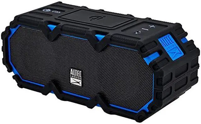 Alt view image 2 of 4 - IMW580 Lifejacket Jolt Heavy Duty Rugged and Waterproof Portable Bluetooth Speaker with Qi Wireless Charging 20 Hours of Battery Life 100FT Wireless Range and Voice Assistant