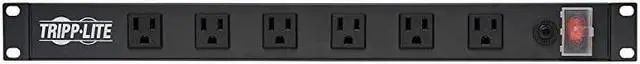 Alt view image 2 of 7 - RS1215-RA Rackmount Network-Grade PDU Power Strip, 12 Right Angle Outlets Wide-Spaced, 15A, 15ft Cord w/ 5-15P Plug,, Black